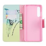 Colored Drawing Pattern Horizontal Flip Leather Case for Huawei P30,with Holder & Card Slots & Wallet(Feather Bird)