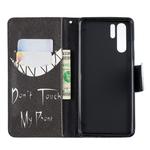 Colored Drawing Pattern Horizontal Flip Leather Case for Huawei P30 Pro,with Holder & Card Slots & Wallet(Smirk)