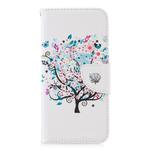 Colored Drawing Pattern Horizontal Flip Leather Case for Huawei P Smart & Honor 10 Lite, with Holder & Card Slots & Wallet(Tree)