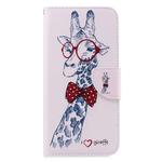Colored Drawing Pattern Horizontal Flip Leather Case for Huawei Honor 8C, with Holder & Card Slots & Wallet(Deer)