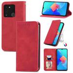 For Tecno Spark 8C Retro Skin Feel Magnetic Leather Phone Case(Red)