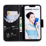 Colored Drawing Pattern Horizontal Flip Leather Case for Huawei Nova 3i&P smart plus,with Holder & Card Slots & Wallet(Smirk)