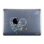 For MacBook Air 13.6 2022/2024  A2681 (M2) / A3113  (M3) ENKAY Hat-Prince Spaceman Pattern Protective Crystal Case Cover Hard Shell(Spaceman No.5)