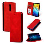Retro Skin Feel Business Magnetic Horizontal Flip Leather Case for LG Stylo 5(Red)