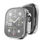 For Apple Watch Ultra 49mm ENKAY Full Coverage Transparent Soft TPU Case with Screen Film