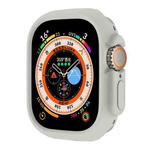 For Apple Watch Ultra 49mm ENKAY Solid Color Protective Soft TPU Frame Case(Grey)