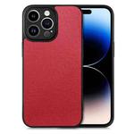For iPhone 14 Pro Flow Color Back Cover Leather Phone Case(Red)
