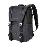 K&F CONCEPT KF13.087AV1 Photography Backpack Light Large Capacity Camera Case Bag with Rain Cover(Black)