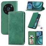 For Honor Magic4 Pro Retro Skin Feel Magnetic Leather Phone Case(Green)