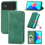 For Tecno Spark 8P Retro Skin Feel Magnetic Leather Phone Case(Green)