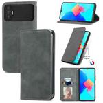 For Tecno Spark 8P Retro Skin Feel Magnetic Leather Phone Case(Gray)