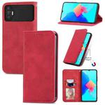 For Tecno Spark 8P Retro Skin Feel Magnetic Leather Phone Case(Red)