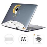 For MacBook Air 13.3 2020 A2179/A2337/A2779 2023 ENKAY Hat-Prince 3 in 1 Spaceman Pattern Laotop Protective Crystal Case with TPU Keyboard Film / Anti-dust Plugs, Version:US(Spaceman No.3)