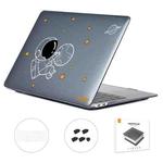 For MacBook Pro 13.3 A2251/A2289/A2338 ENKAY Hat-Prince 3 in 1 Spaceman Pattern Laotop Protective Crystal Case with TPU Keyboard Film / Anti-dust Plugs, Version:US(Spaceman No.5)