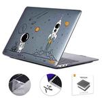For MacBook Pro 14.2 A2442/A2779 2023 ENKAY Hat-Prince 3 in 1 Spaceman Pattern Laotop Protective Crystal Case with TPU Keyboard Film / Anti-dust Plugs, Version:US(Spaceman No.1)