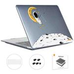 For MacBook Pro 15.4 A1707/A1990 ENKAY Hat-Prince 3 in 1 Spaceman Pattern Laotop Protective Crystal Case with TPU Keyboard Film / Anti-dust Plugs, Version:EU(Spaceman No.3)