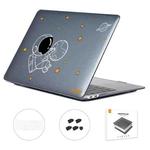 For MacBook Pro 16.1 A2141 ENKAY Hat-Prince 3 in 1 Spaceman Pattern Laotop Protective Crystal Case with TPU Keyboard Film / Anti-dust Plugs, Version:US(Spaceman No.5)