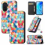 For Huawei Nova Y70 CaseNeo Colorful Magnetic Leather Phone Case(Magic Space)