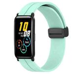 For Honor Watch ES 20mm Solid Color Magnetic Clasp Silicone Watch Band(Teal)