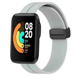 For Xiaomi MI Watch Sport 22mm Solid Color Magnetic Clasp Silicone Watch Band(Grey)