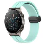 For Huawei GT2 Pro 22mm Solid Color Magnetic Clasp Silicone Watch Band(Teal)