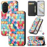 For Huawei Nova 10 Pro CaseNeo Colorful Magnetic Leather Phone Case(Magic Space)