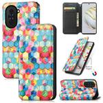 For Huawei Nova 10 CaseNeo Colorful Magnetic Leather Phone Case(Magic Space)