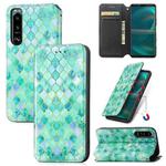 For Sony Xperia 5 Ⅳ CaseNeo Colorful Magnetic Leather Phone Case(Emerald)