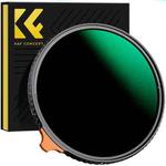 K&F CONCEPT KF01.2012 Nano-X Series 82mm ND3~ND1000 Ultra-thin Adjustable ND Filter HD Anti-Reflection Green Film With Lever