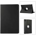 For Xiaomi Redmi Pad 10.61 ENKAY Hat-Prince 360 Degree Rotation Litchi Leather Smart Case(Black)