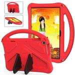 For Lenovo Tab M10 3rd Gen TB328FU / TB328XU 2022 EVA Shockproof Tablet Protective Case with Holder(Red)
