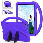 For Lenovo Tab M10 3rd Gen TB328FU / TB328XU 2022 EVA Shockproof Tablet Protective Case with Holder(Purple)