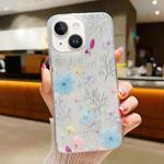 For iPhone 14 Fresh Small Floral Epoxy TPU Phone Case(D05)