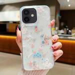 For iPhone 12 mini Fresh Small Floral Epoxy TPU Phone Case(D01)