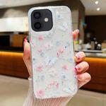 For iPhone 12 mini Fresh Small Floral Epoxy TPU Phone Case(D06)