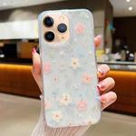 For iPhone 11 Pro Max Fresh Small Floral Epoxy TPU Phone Case(D02 Hand-painted Flower)