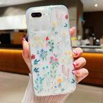For iPhone 7 Plus / 8 Plus Fresh Small Floral Phone Case  Drop Glue Protective Cover(D04 Colorful Floral)