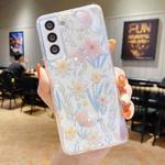 For Samsung Galaxy S20+ Fresh Small Floral Epoxy TPU Phone Case(Pink Flowers 3)