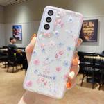 For Samsung Galaxy S20 Ultra Fresh Small Floral Epoxy TPU Phone Case(Butterflies Love Flowers 6)