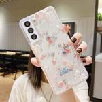 For Samsung Galaxy Note20 Fresh Small Floral Epoxy TPU Phone Case(Beautiful Bouquet 1)