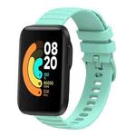 For Xiaomi MI Watch Sport 22mm Wavy Dot Pattern Solid Color Silicone Watch Band(Teal)