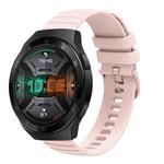 For Huawei Watch GT 2E 22mm Wavy Dot Pattern Solid Color Silicone Watch Band(Pink)