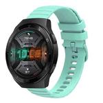 For Huawei Watch GT 2E 22mm Wavy Dot Pattern Solid Color Silicone Watch Band(Teal)