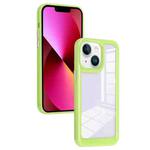 For iPhone 13 Solid Solor TPU Space Acrylic Phone Case(Green)