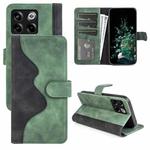 For OnePlus Ace Pro Stitching Horizontal Flip Leather Phone Case(Green)
