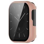 For OPPO Watch SE PC+ Toughened Film Integrated Protective Case(Pink)