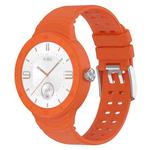 For Huawei Watch GT Cyber Silicone Breathable Integrated Watch Band(Orange)