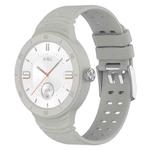 For Huawei Watch GT Cyber Silicone Breathable Integrated Watch Band(Grey)