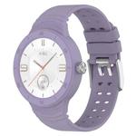 For Huawei Watch GT Cyber Silicone Breathable Integrated Watch Band(Purple)