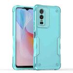 For vivo Y76 Non-slip Shockproof Armor Phone Case(Mint green)